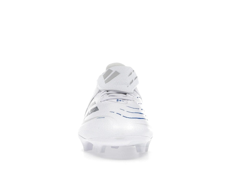adidas Predator League Fold-Over Tongue FG/MG Cloud White Silver Metallic Bright Royal
