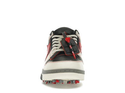 OFF-WHITE Out Of Office OOO Low Tops Golf Paris Hilinski Red Black