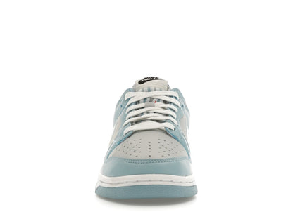 Nike Dunk Low Retro Fleece Swoosh Worn Blue