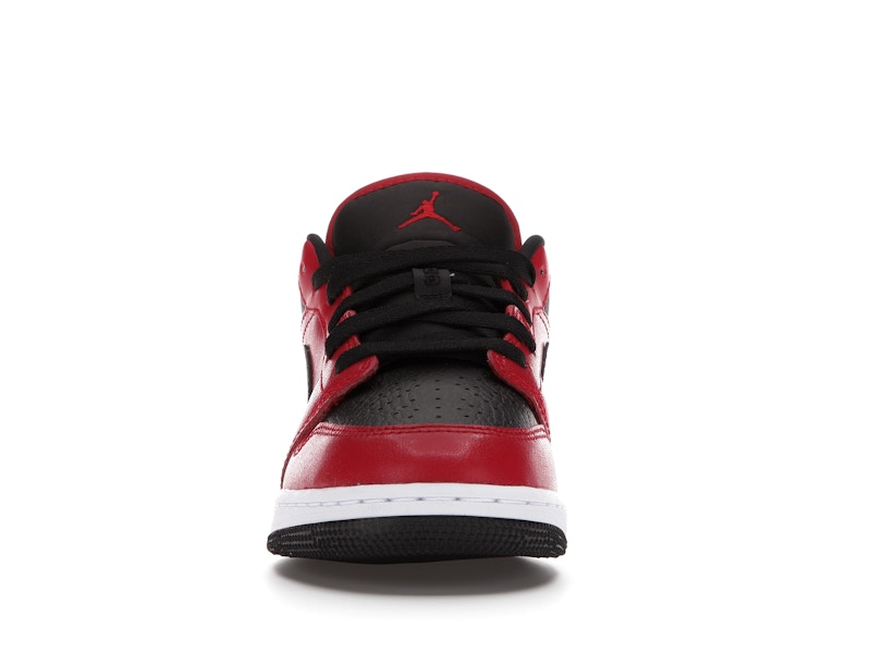 Jordan 1 Low Gym Red Black Pebbled (GS)