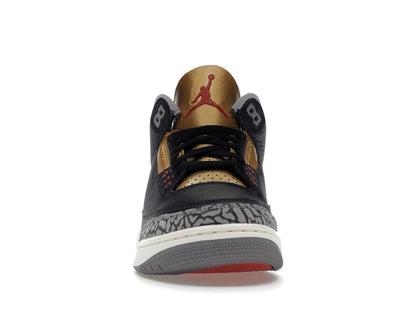 Jordan 3 Retro Black Cement Gold (Women's)