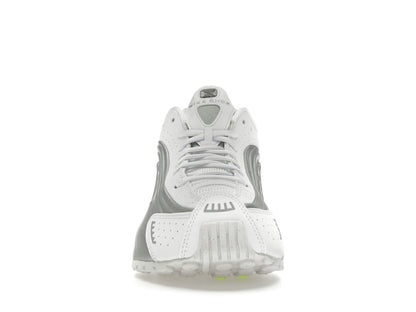 Nike Shox R4 White Metallic Silver Volt (Women's)