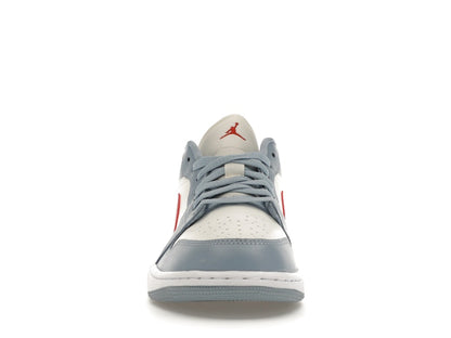 Jordan 1 Low Blue Whisper Dune Red (Women's)