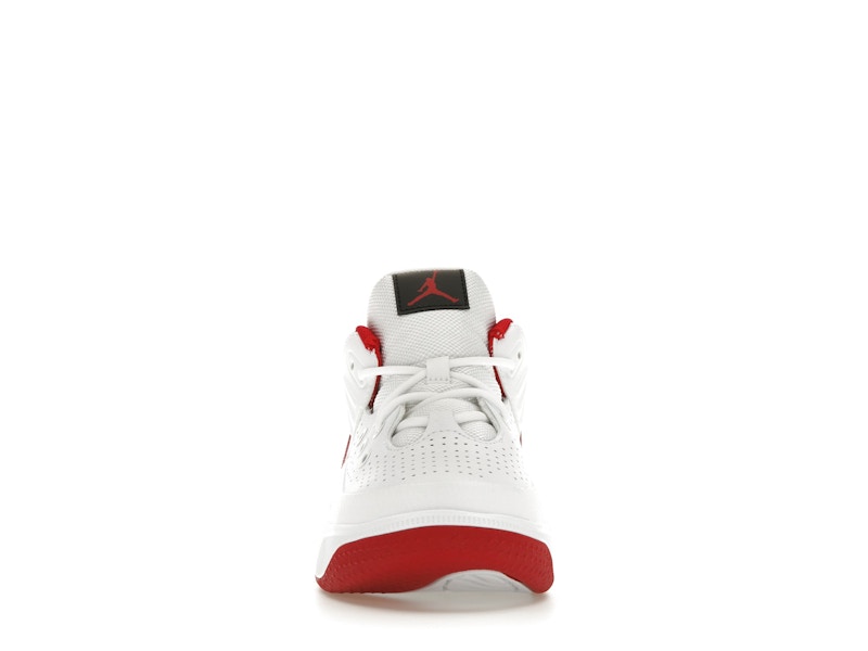 Jordan Max Aura 5 White Black Gym Red (GS)