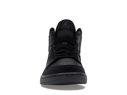 Jordan 1 Mid Black Dark Smoke Grey