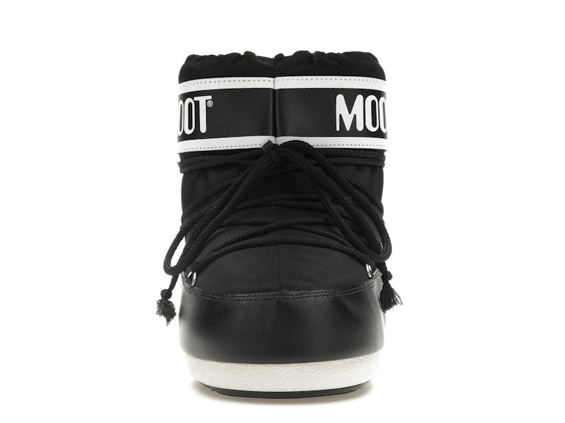 Moon Boot Icon Low Nylon Boot Black White
