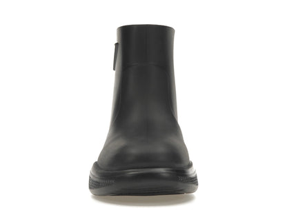 Prada Pull-On Rain Booties Black Rubber