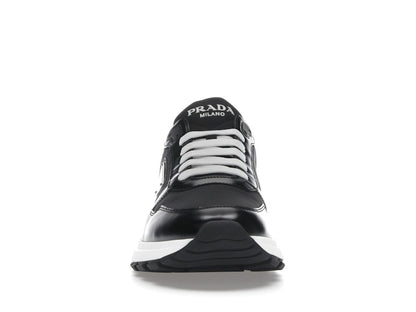 Prada PRAX 01 Sneakers Re-Nylon Brushed Leather Black White
