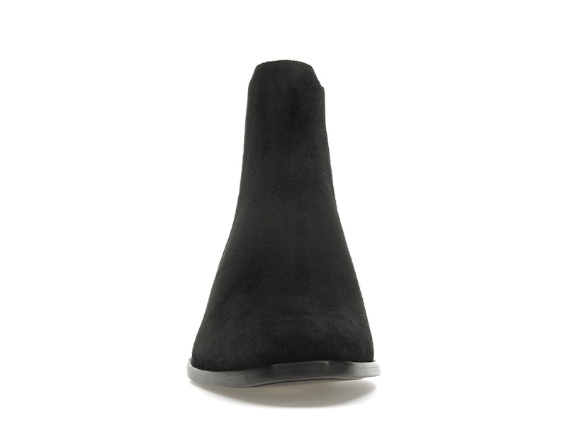 Saint Laurent Wyatt Chelsea Boot Black Suede