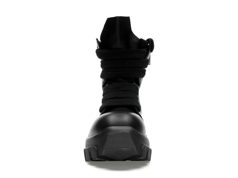 Rick Owens Lido Jumbo Laced Bozo Tractor Black