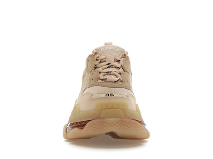 Balenciaga Triple S Clear Sole Beige (Women's)