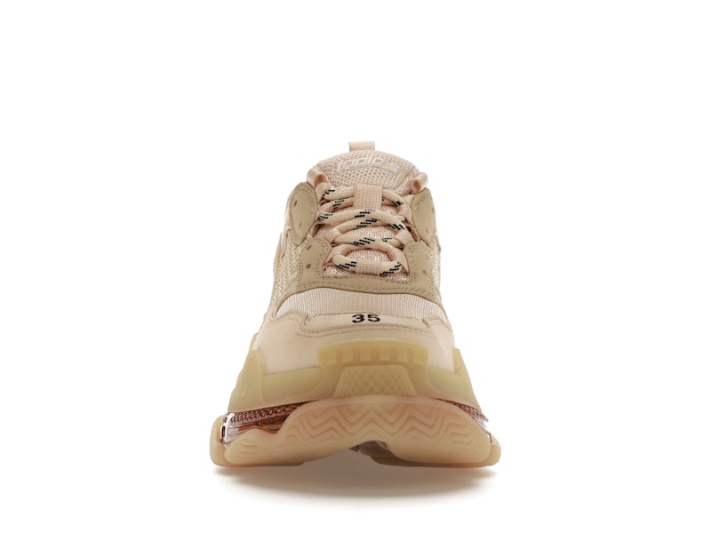 Balenciaga Triple S Clear Sole Beige (Women's)