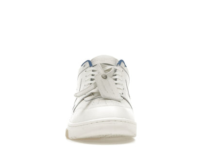 OFF-WHITE Out Of Office "OOO" Low Tops For Walking White White Dark Blue SS22