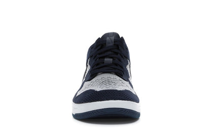 Nike Dunk Low Flyknit College Navy Pure Platinum