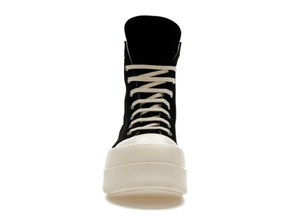 Rick Owens DRKSHDW Mega Bumper Canvas Sneaks Black Milk