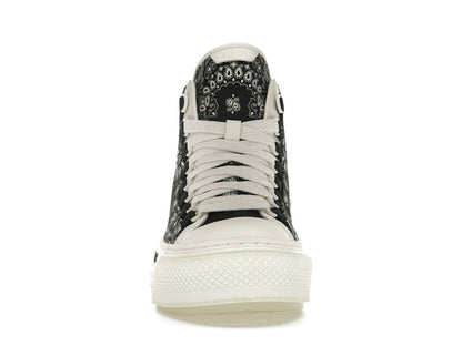 AMIRI Bandana Court Hi-top Sneaker Black White (Women's)