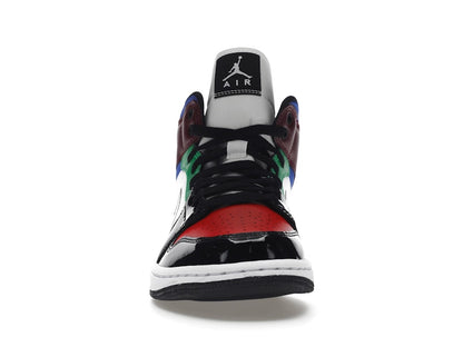 Jordan 1 Mid SE Black White Multi-Color (Women's)