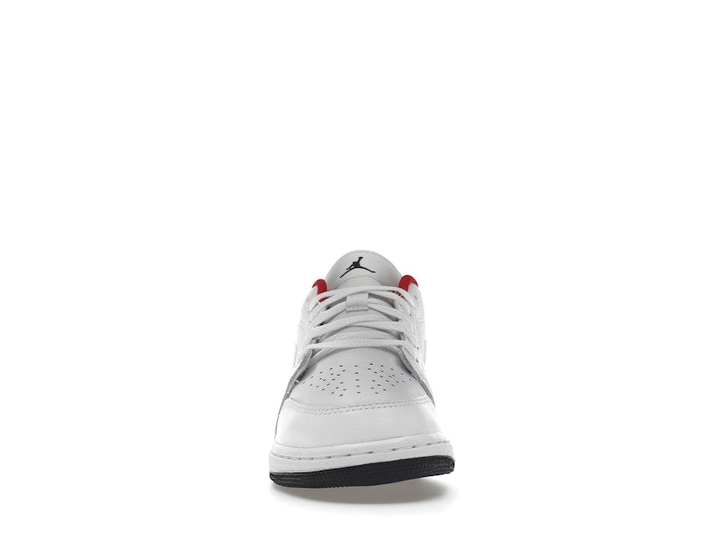 Jordan 1 Low White Gym Red Black (GS)