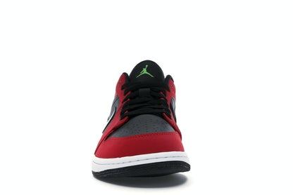 Jordan 1 Low Black Green Pulse Gym Red