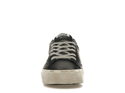 Golden Goose Hi-Star Black Silver (Women's)