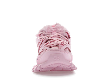 Balenciaga Track Mule Pink Faux Fur (Women's)