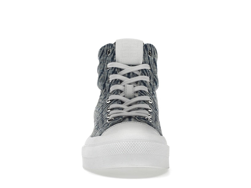 Givenchy City High Top In 4G Denim Blue White