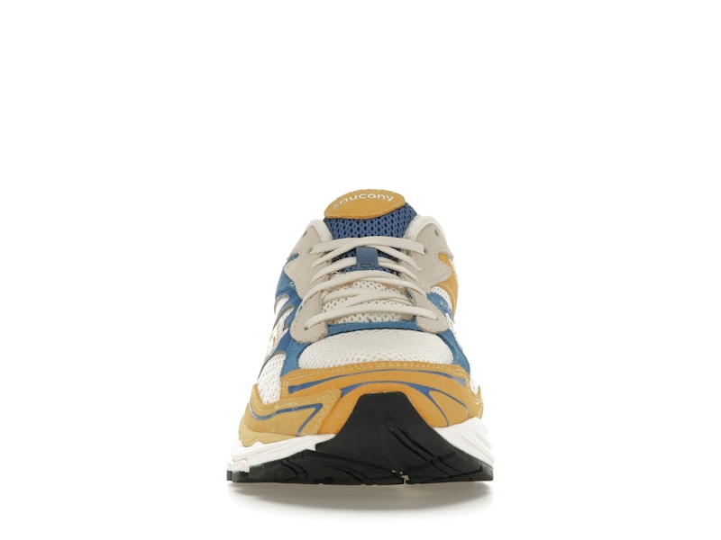 Saucony ProGrid Omni 9 Premium Cream Yellow Royal Blue