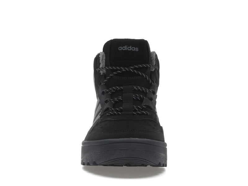 adidas Hoops 4.0 Mid Black Grey Four