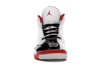 Jordan Dub Zero White Varsity Red