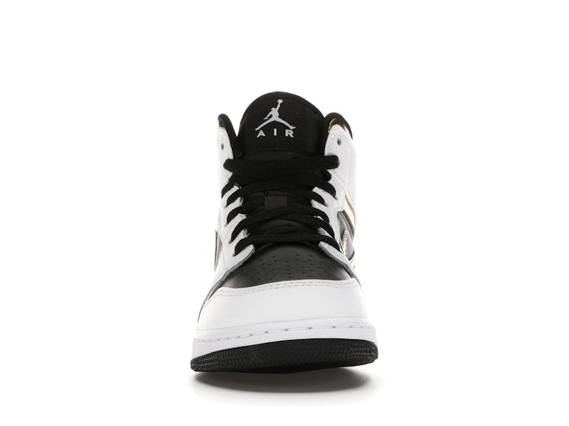 Jordan 1 Mid White Gold Black (GS)