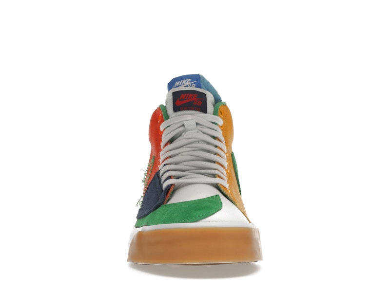 Nike SB Zoom Blazer Mid Edge Safety Orange University Gold