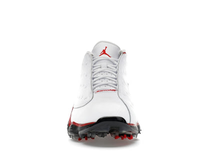 Jordan 13 Retro Golf Cleat White Red