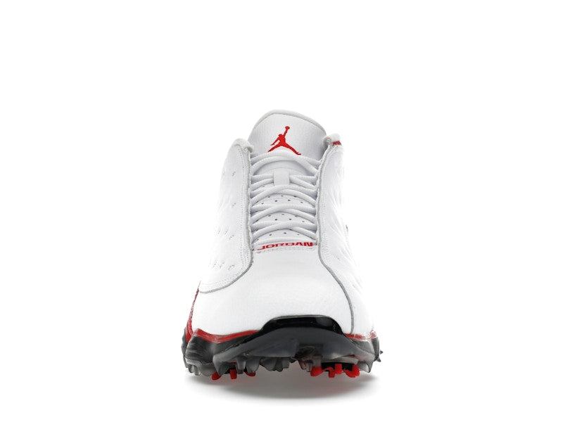 Jordan 13 Retro Golf Cleat White Red