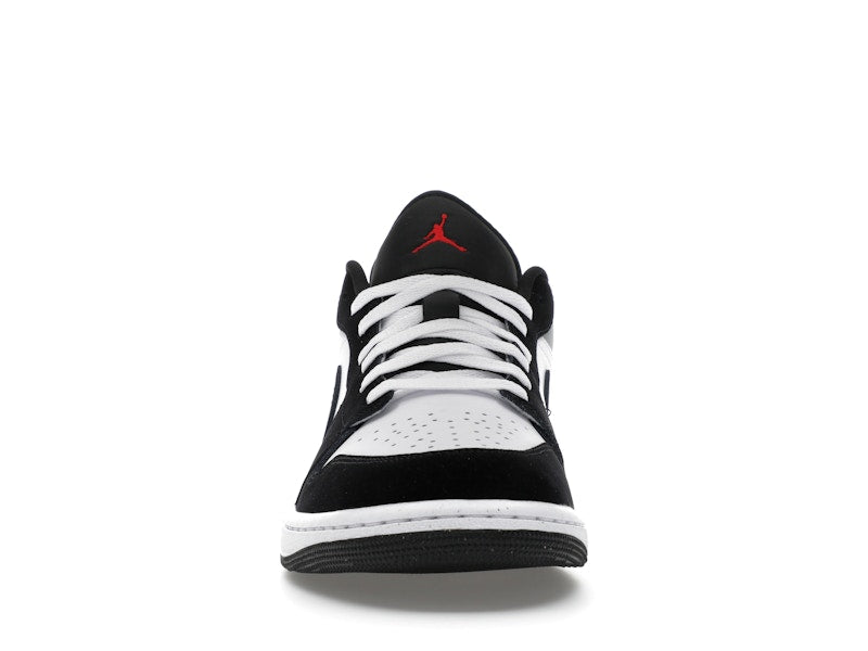 Jordan 1 Low SE White Fire Red Black Matte Silver