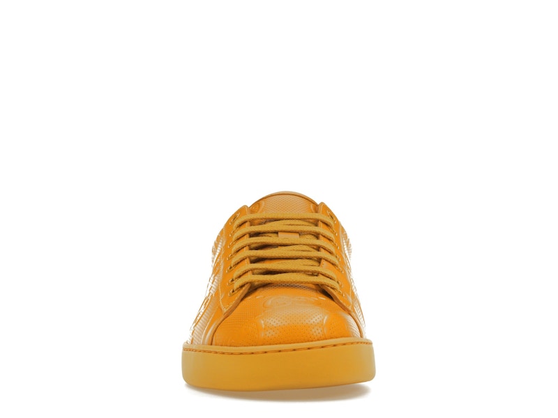 Gucci Ace GG Embossed Yellow