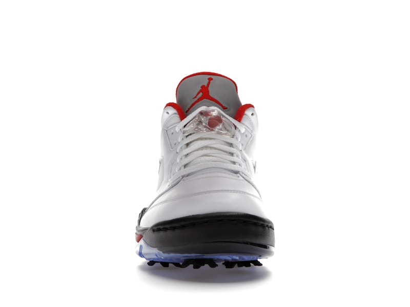 Jordan 5 Retro Low Golf Fire Red (Silver Tongue)