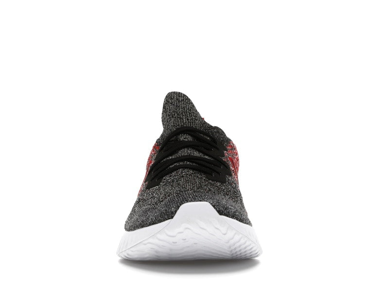 Nike Epic React Flyknit 2 Black Hyper Jade University Red