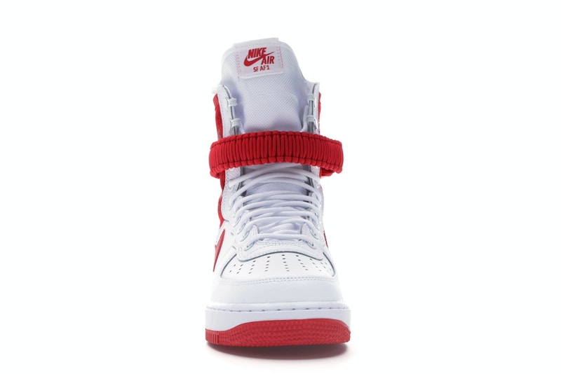 Nike SF Air Force 1 High White University Red