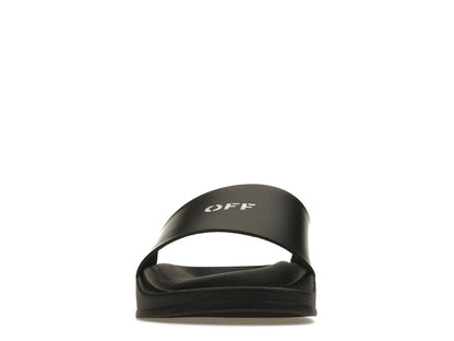 OFF-WHITE Pool Slides Black White (Women's) (SS22)