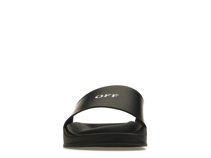 OFF-WHITE Pool Slides Black White (Women's) (SS22)