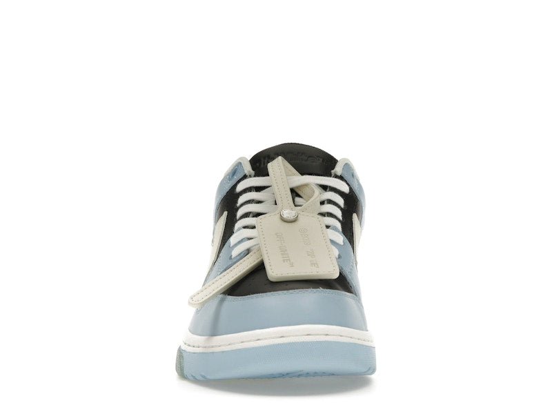 OFF-WHITE Out Of Office OOO Low Tops Light Blue Black