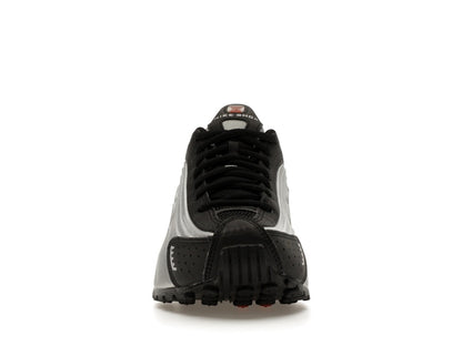 Nike Shox R4 Metallic Silver Black Picante Red (GS)