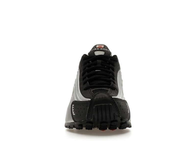Nike Shox R4 Metallic Silver Black Picante Red (GS)