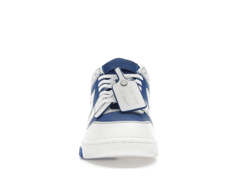 OFF-WHITE Out Of Office OOO Low Tops White Dark Blue