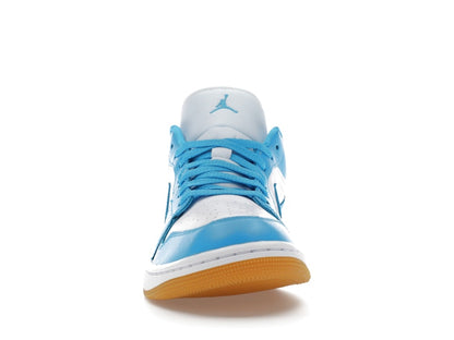 Jordan 1 Low White Gum Light Brown Dark Powder Blue (Women's)