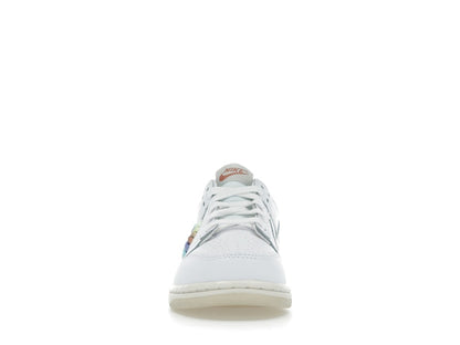 Nike Dunk Low SE Rainbow Lace Swoosh White (PS)