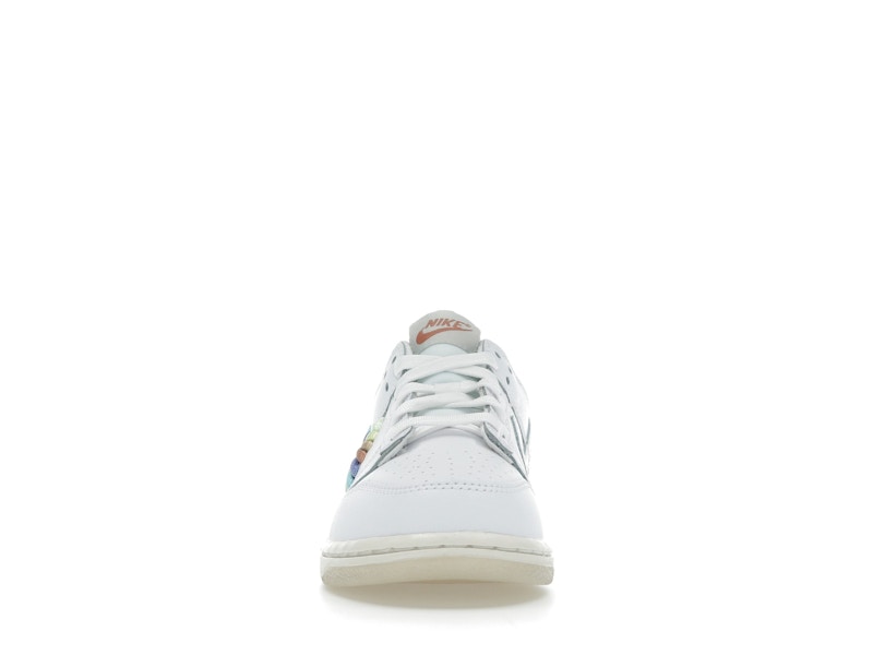 Nike Dunk Low SE Rainbow Lace Swoosh White (PS)