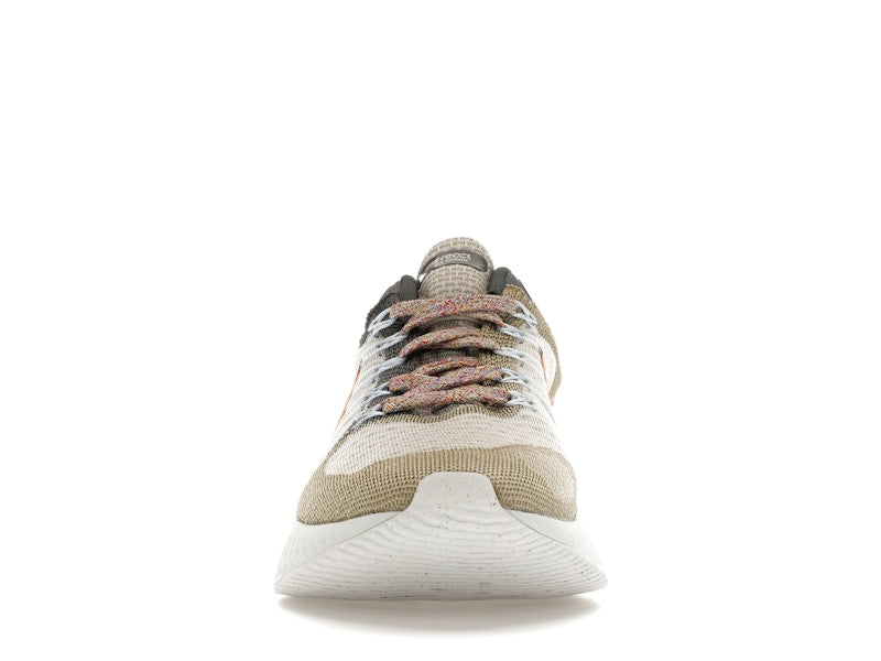 Nike React Infinity Run Flyknit 2 Light Bone Grey Orange