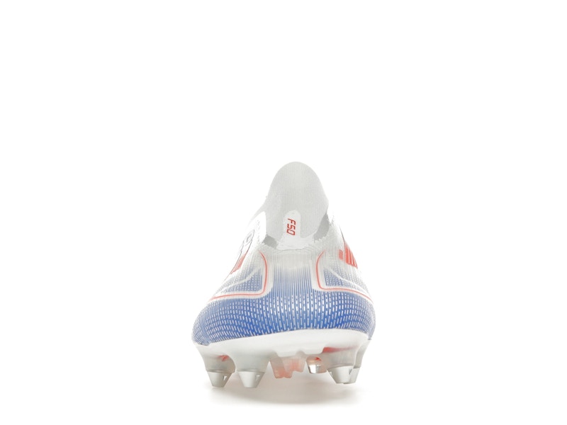 adidas F50 Elite Laceless SG Cloud White Solar Red Lucid Blue