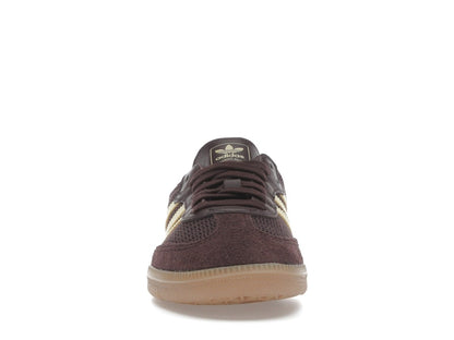 adidas Samba OG Shadow Brown Powder Yellow (Women's)